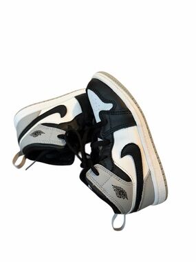 Nike Kids Black, White & Gray High-Top Sneakers